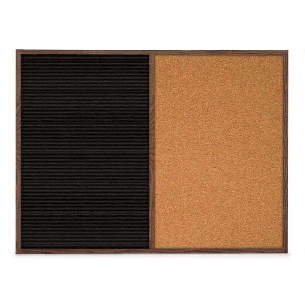 Slim Style Indoor Enclosed Corkboard, 48